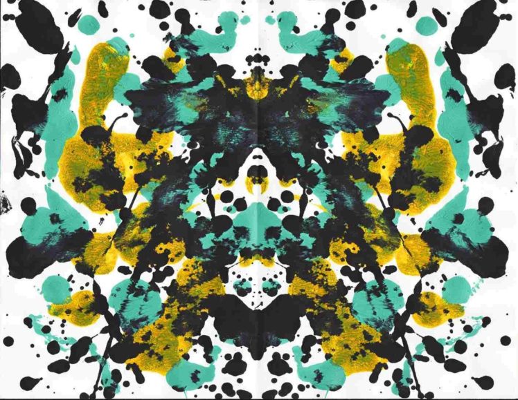 ink, Paint splatter, Symmetry, Rorschach test HD Wallpaper Desktop Background