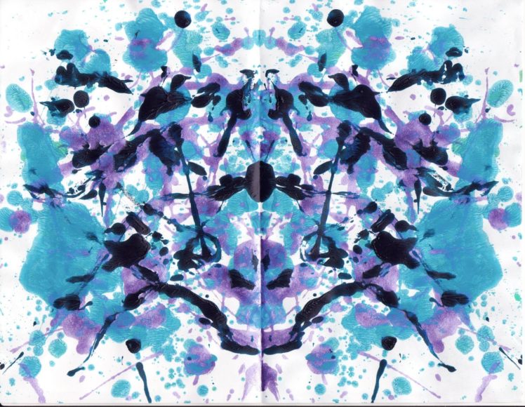 ink, Paint splatter, Symmetry, Rorschach test HD Wallpaper Desktop Background