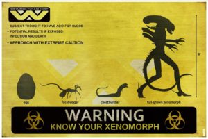 aliens, Signs, Xenomorph