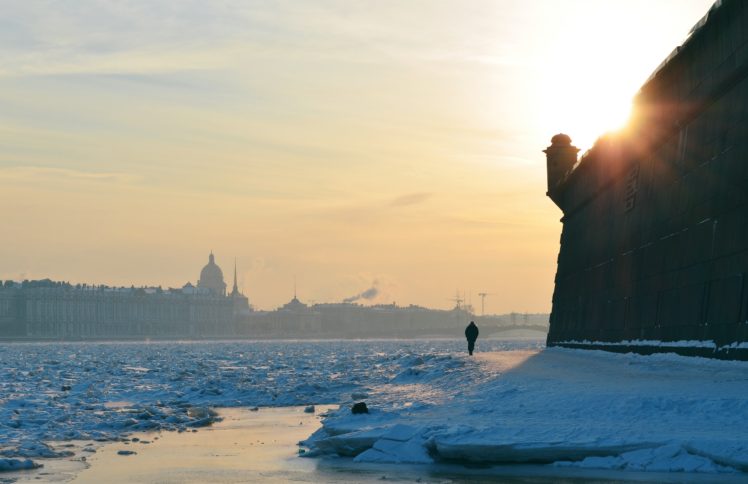city, St. Petersburg, Snow HD Wallpaper Desktop Background