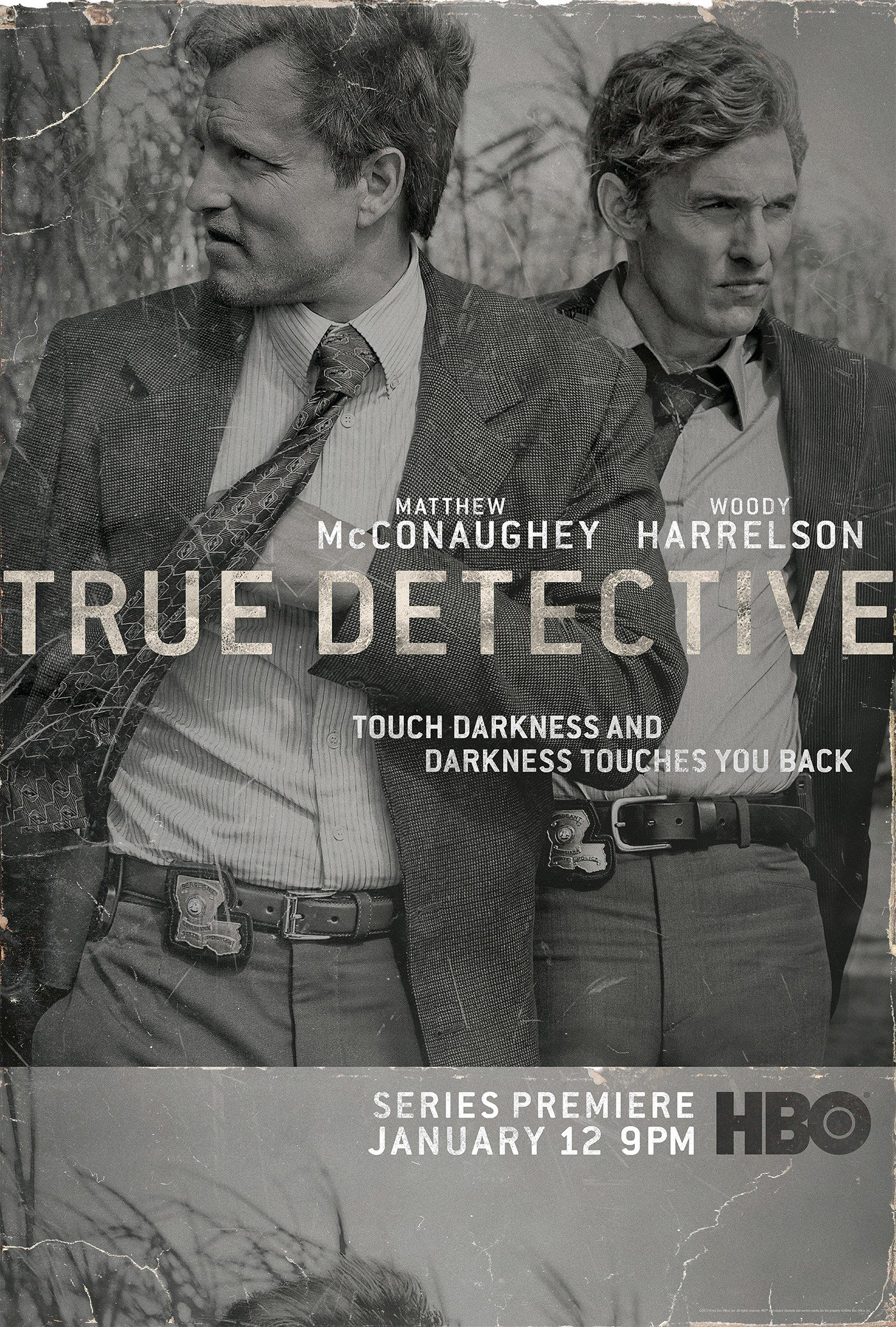 True Detective, Woody Harrelson, Matthew McConaughey Wallpaper