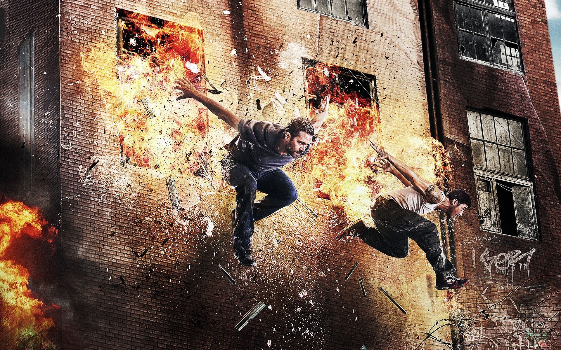 explosion, Parkour, David Belle Wallpaper