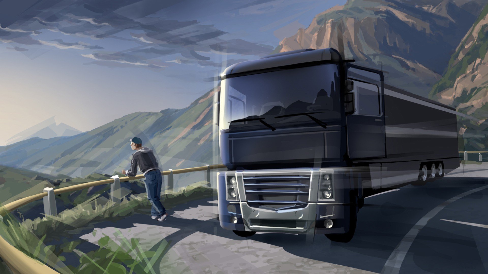 euro truck simulator, SCS Software, Trucks Wallpaper