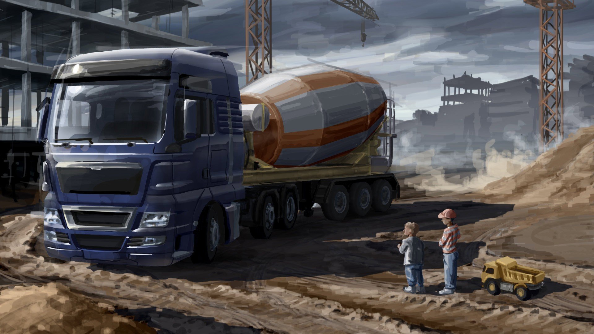 euro truck simulator, SCS Software, Trucks Wallpaper