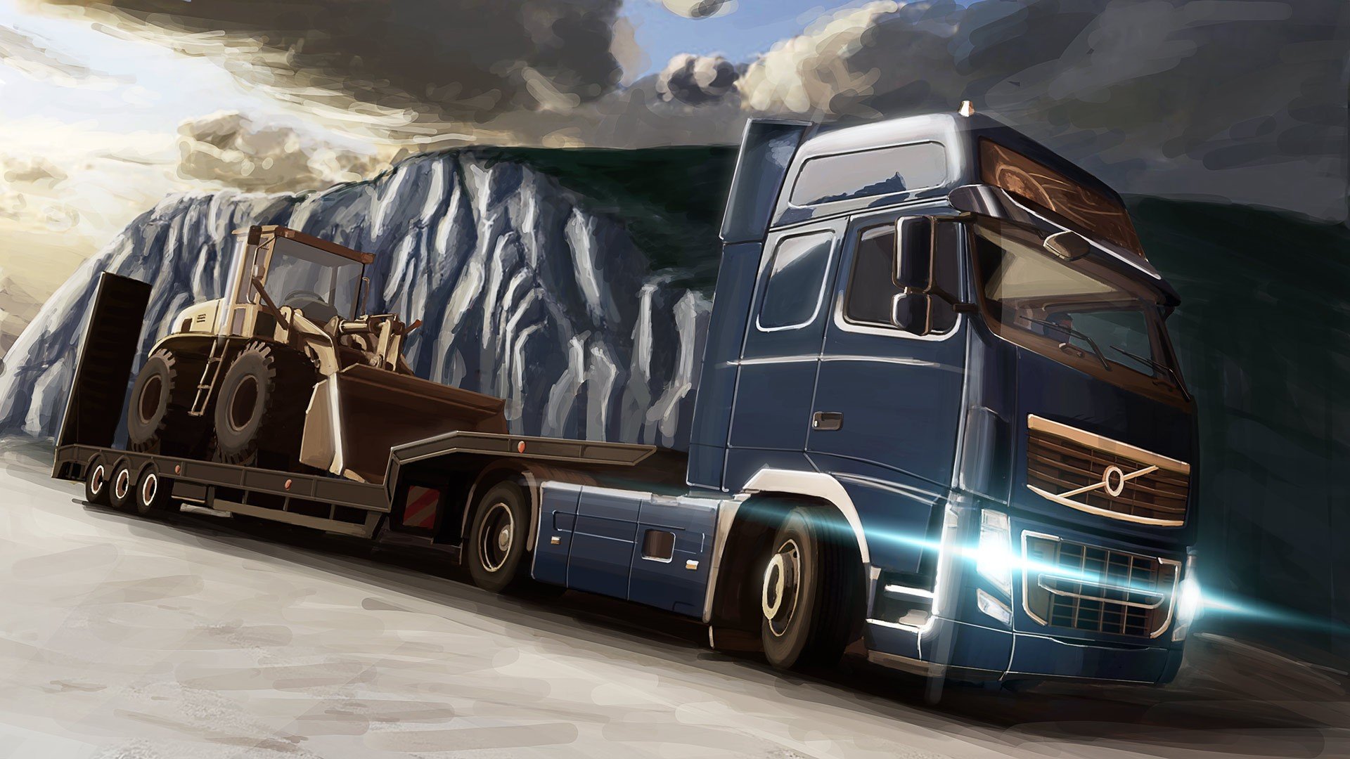 euro truck simulator, SCS Software, Trucks Wallpaper