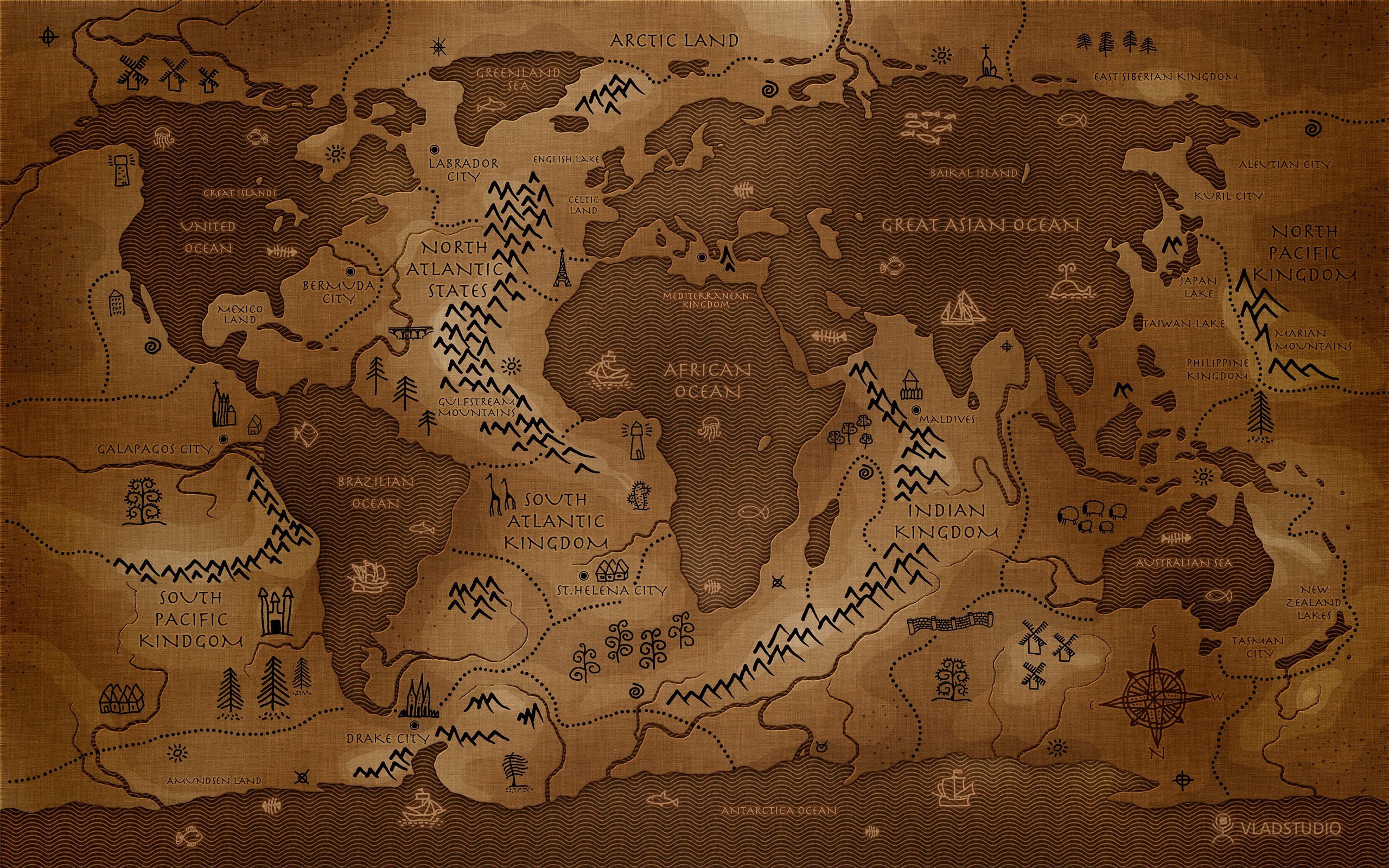 world map, Map, Inverted, Vladstudio, History Wallpaper