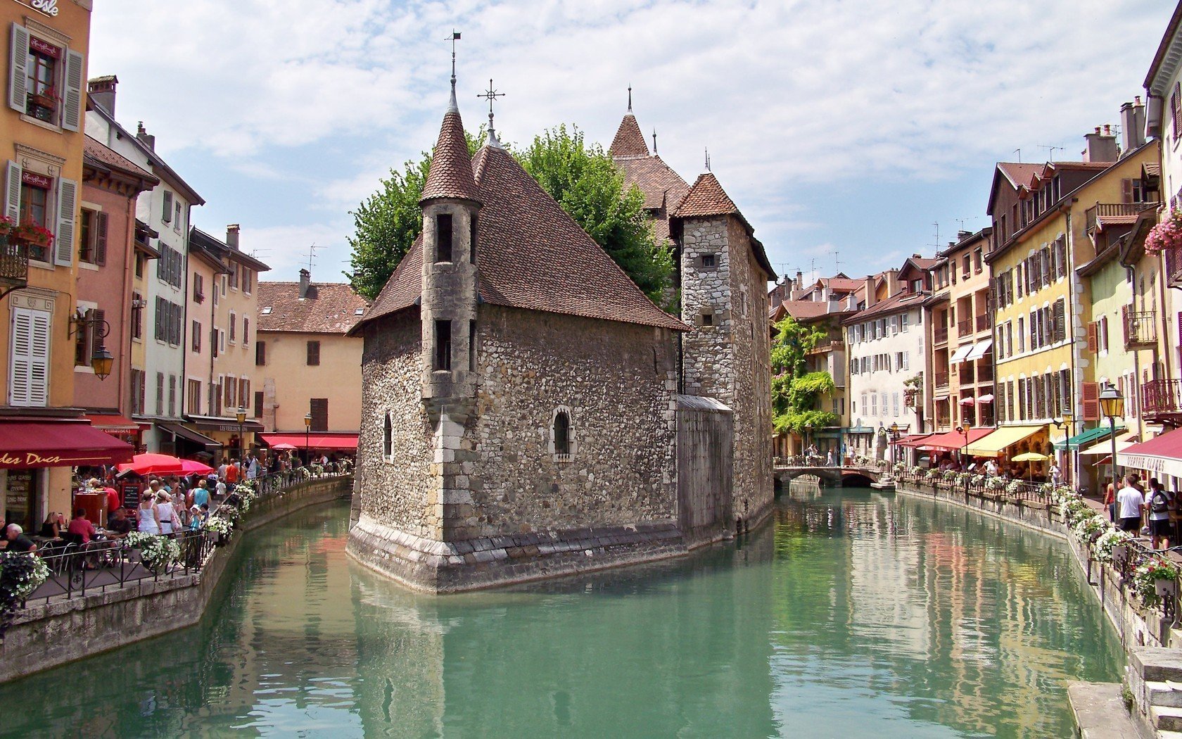 France, Canal, Annecy Wallpaper