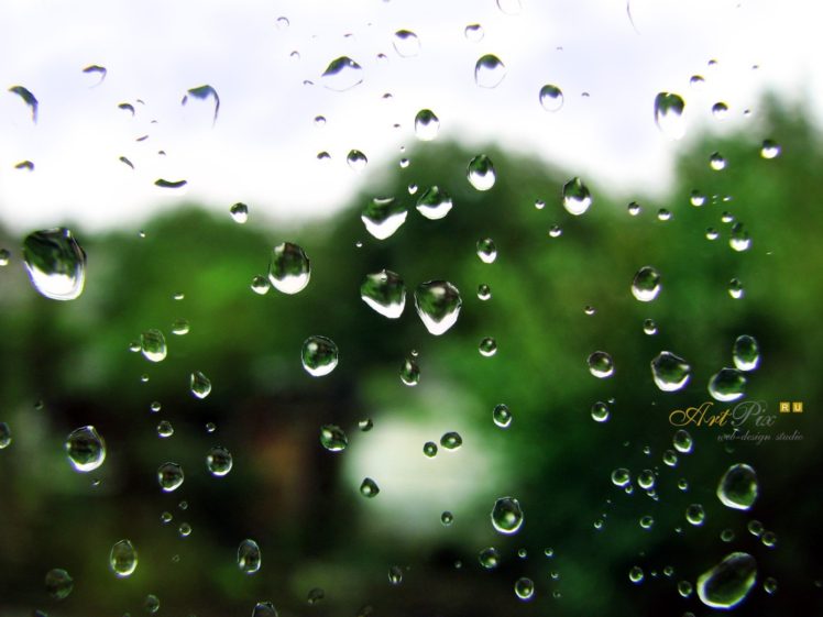 rain, Water on glass HD Wallpaper Desktop Background