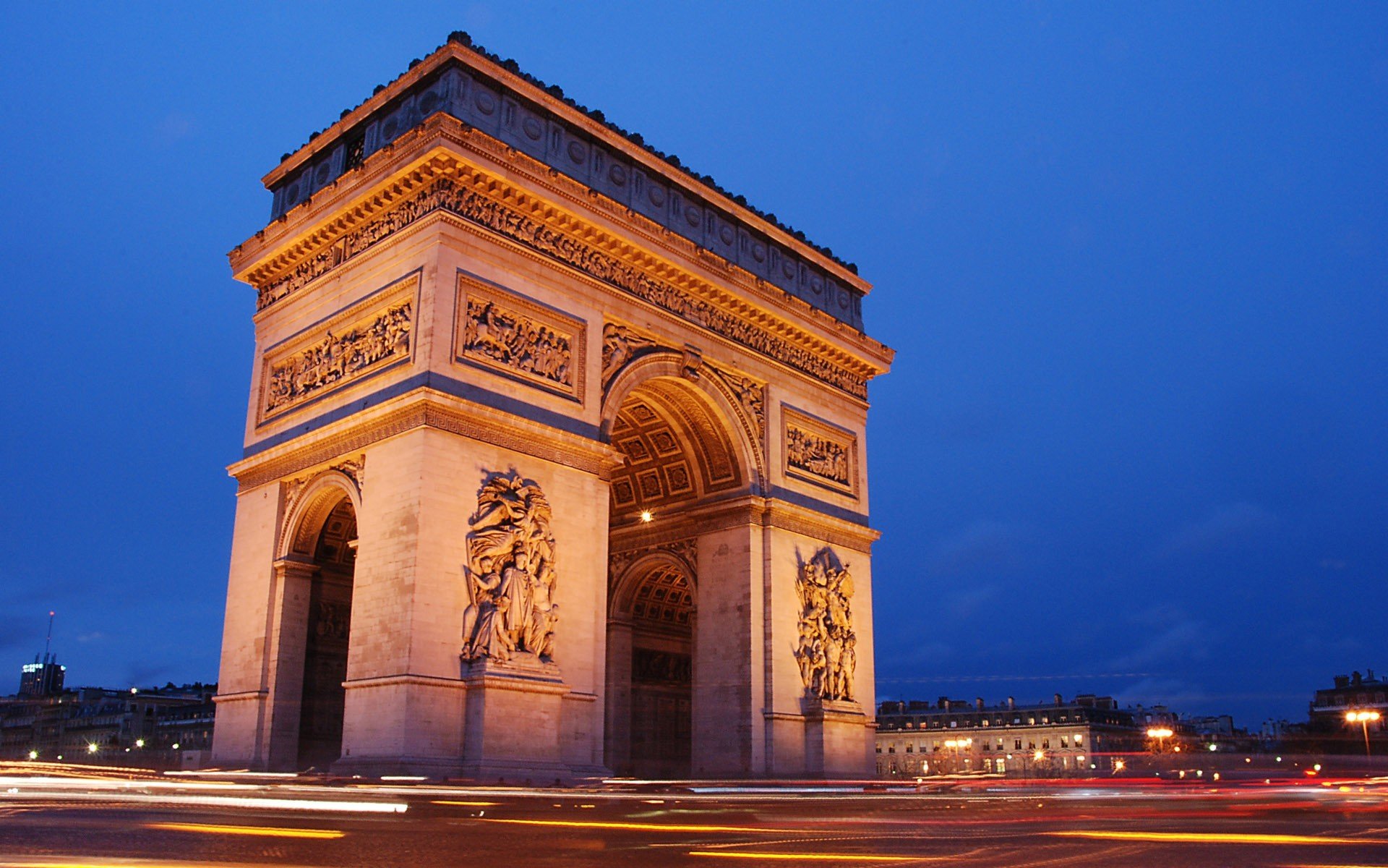 166638 Paris Monuments Arc De Triomphe Arch Architecture 