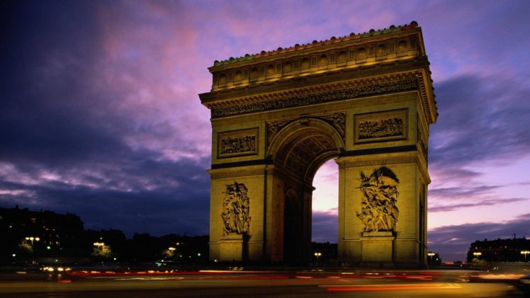 Paris, Arc de Triomphe HD Wallpaper Desktop Background