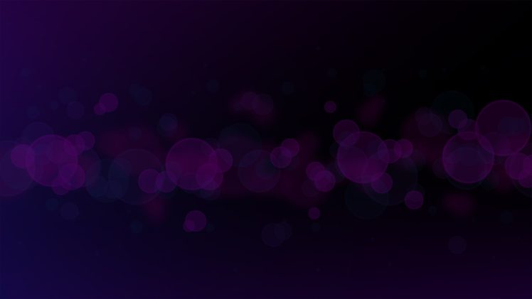 circle, Bokeh, Dark, Violet, Minimalism HD Wallpaper Desktop Background