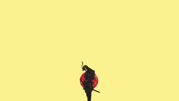 minimalism, Japan, Samurai HD Wallpaper Desktop Background