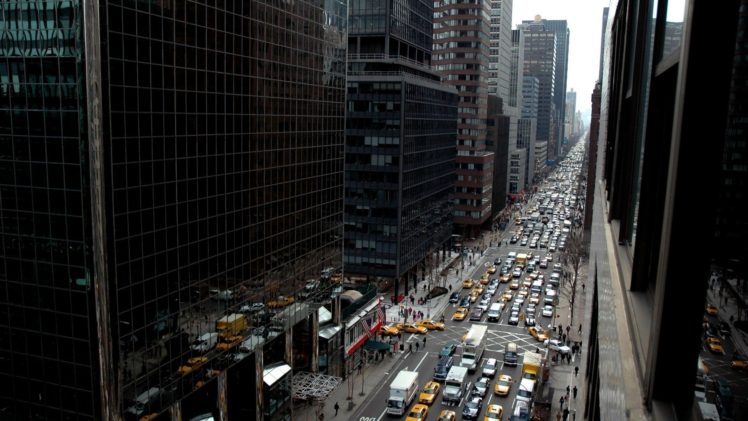 New York City, Street, Traffic, City, Building, Taxi HD Wallpaper Desktop Background