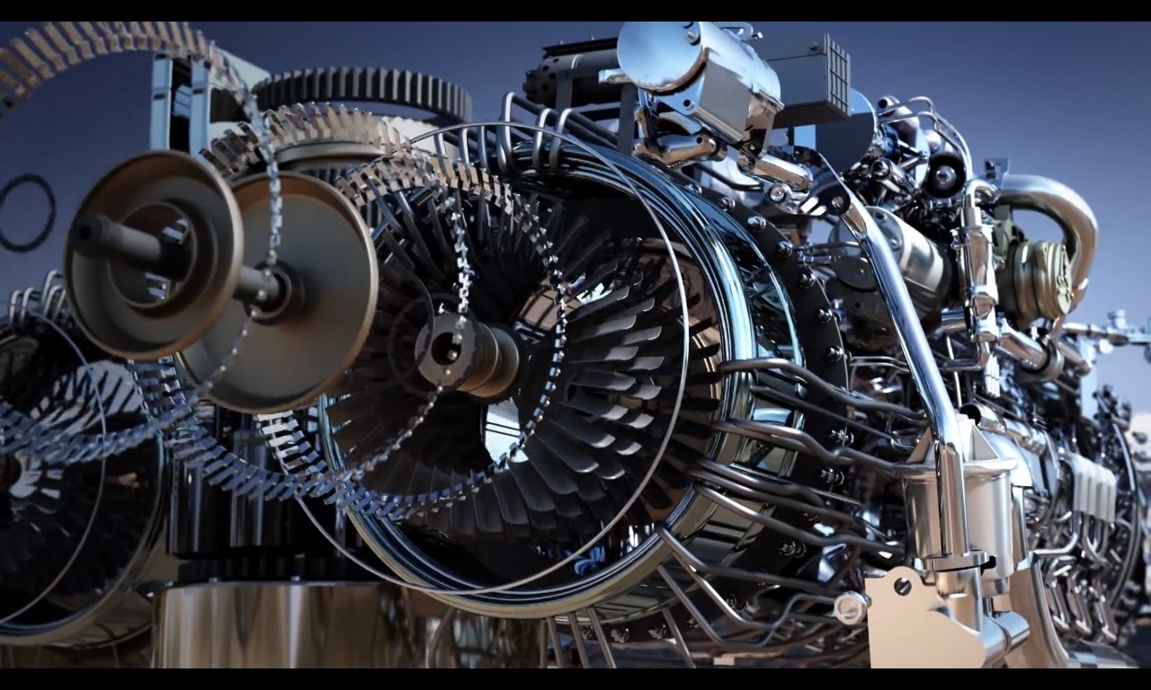 Детали авиационного двигателя