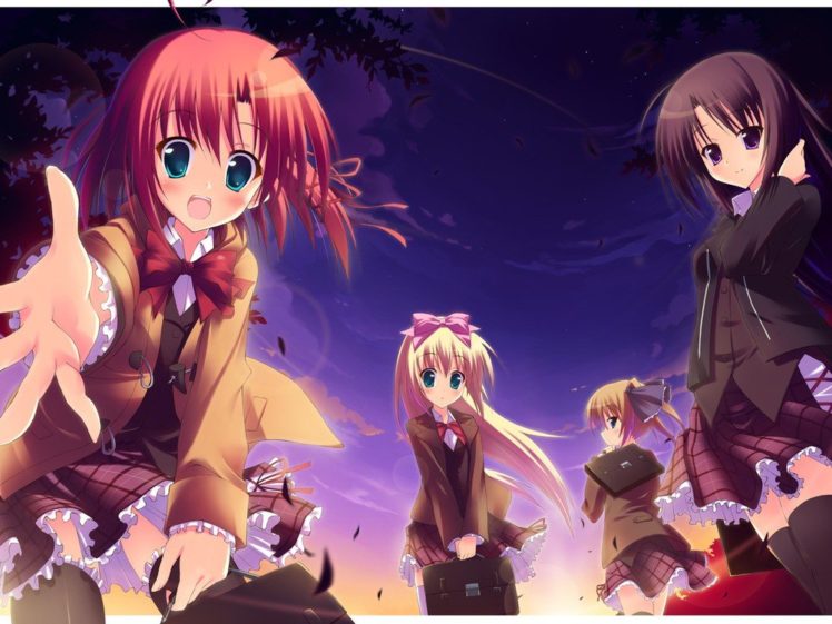 Seitokai no Ichizon, Anime girls, Kurimu Sakurano, Akaba Chizuru, Shiina Minatsu, Shiina Mafuyu HD Wallpaper Desktop Background