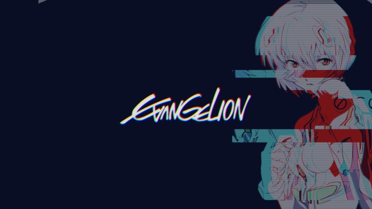 vaporwave, Vintage, Neon Genesis Evangelion, Chromatic aberration HD Wallpaper Desktop Background