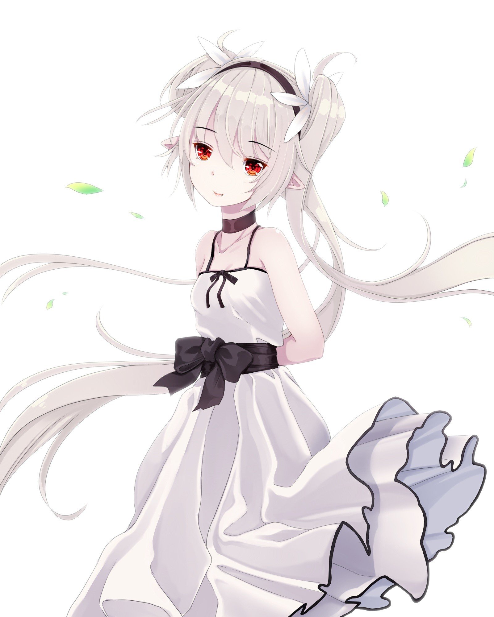 Anime illustration Cute silverhaired woman  Stock Illustration  98556064  PIXTA