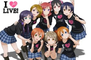 Love Live!, Anime girls, Yazawa Nico, Ayase Eli, Sonoda Umi, Nishikino Maki, Kousaka Honoka, Minami Kotori, Toujou Nozomi, Hoshizora Rin, Koizumi Hanayo