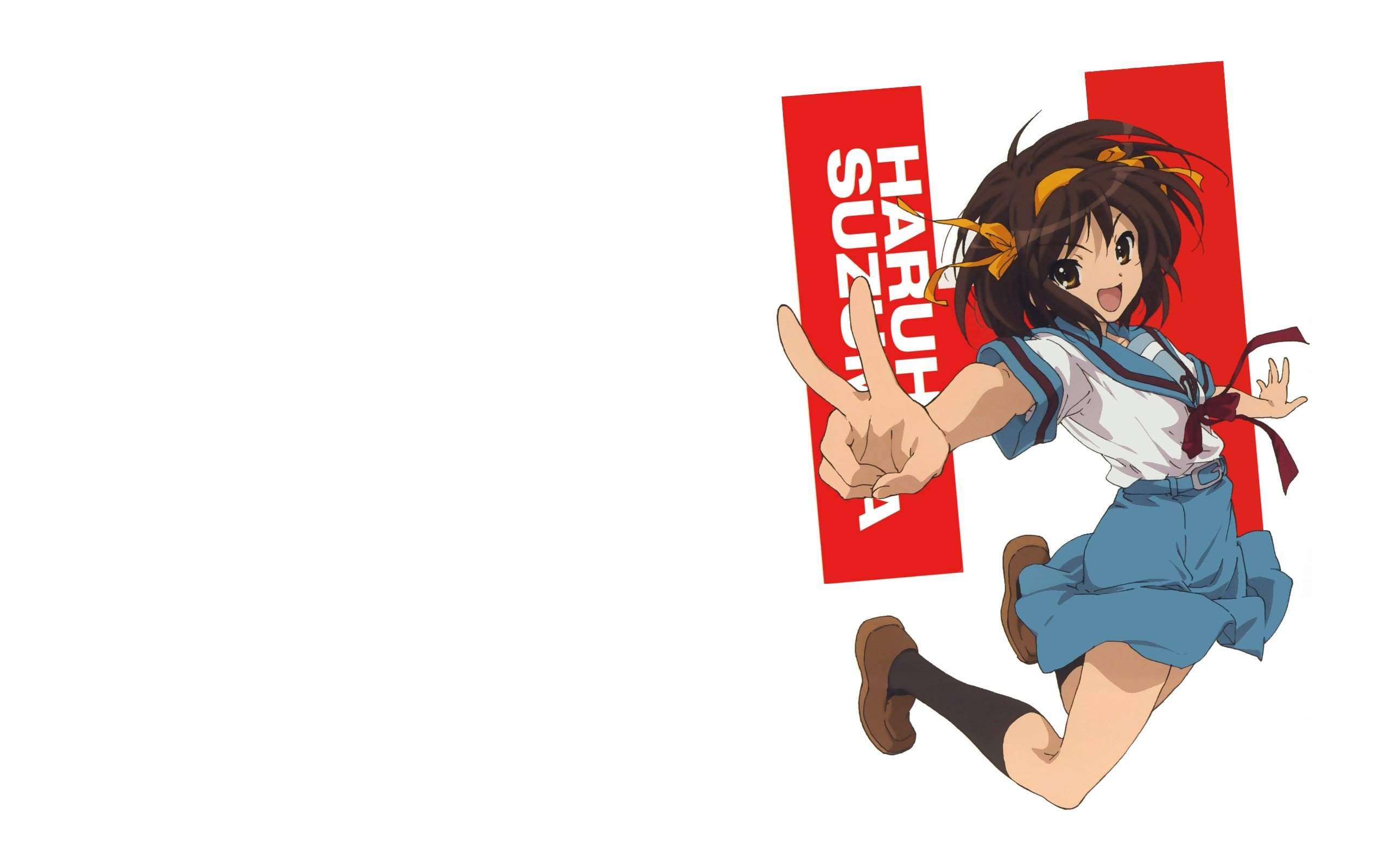 The Melancholy of Haruhi Suzumiya, Anime girls, Suzumiya Haruhi Wallpaper