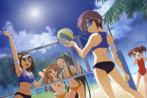 The Melancholy of Haruhi Suzumiya, Anime girls, Suzumiya Haruhi, Asahina Mikuru, Nagato Yuki