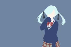 Yamada kun to 7 nin no Majo, Anime girls, Takigawa Noa, Minimalism