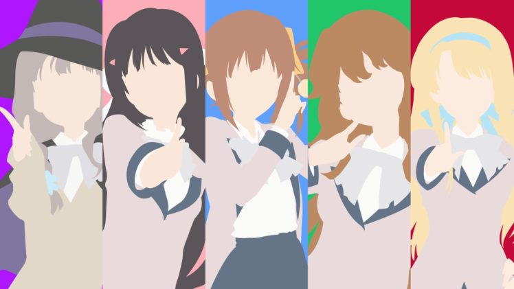 anime girls, Tsuruma Konoe, Kannagi Miyabi, Kono Naka ni Hitori Imouto ga Iru!, Kunitachi Rinka, Sagara Mei, Tendō Mana HD Wallpaper Desktop Background