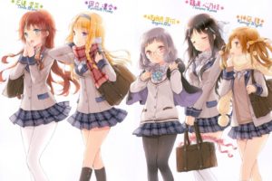 anime girls, Tsuruma Konoe, Kannagi Miyabi, Kono Naka ni Hitori Imouto ga Iru!, Kunitachi Rinka, Sagara Mei, Tendō Mana