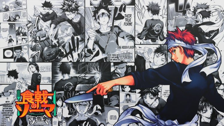 Shokugeki no Souma, Yukihira Soma, Manga, Anime HD Wallpaper Desktop Background