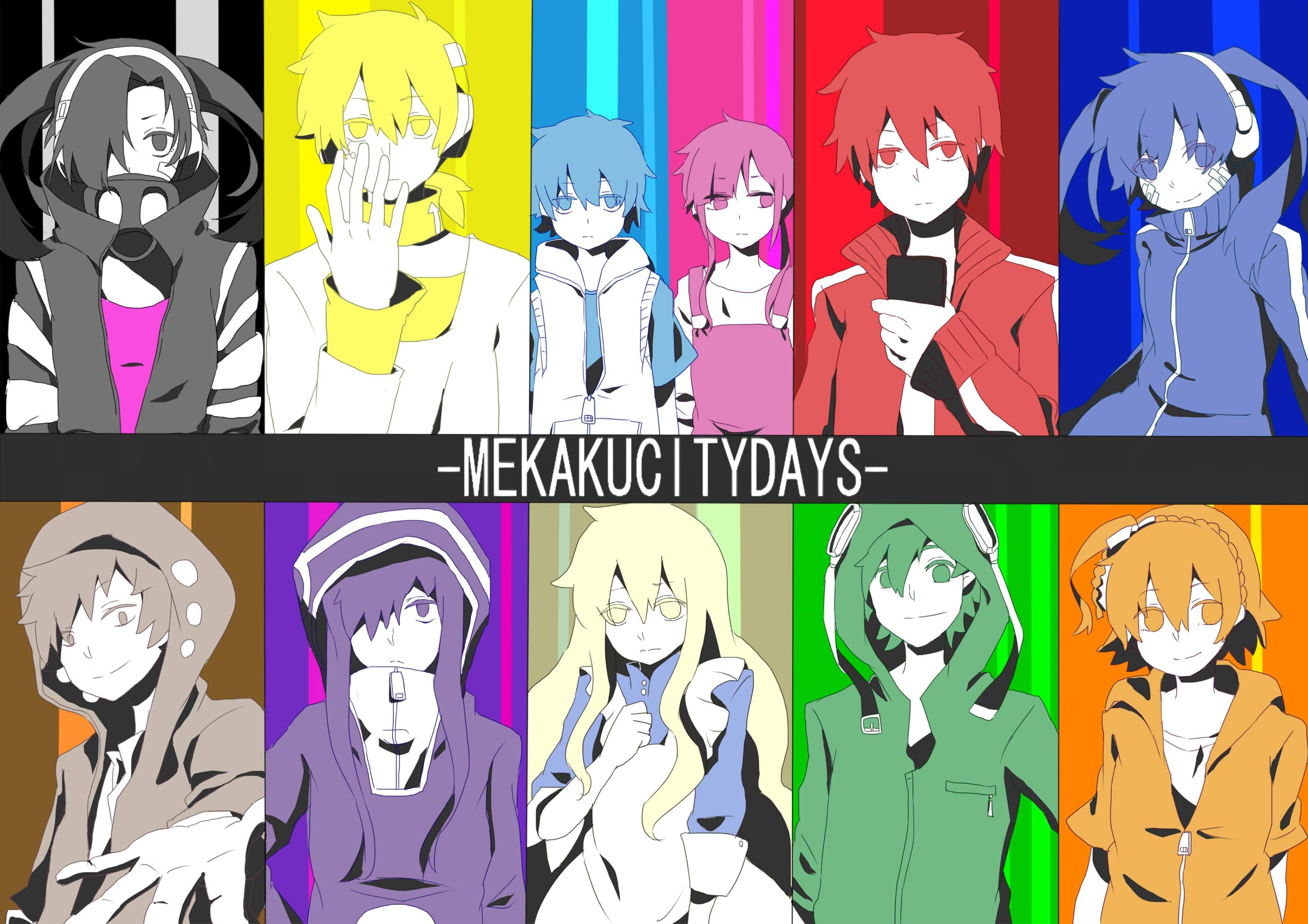Kagerou Project, Mekakucity  Actors, Enomoto Takane, Kisaragi Shintaro, Kozakura Mary, Anime Wallpaper