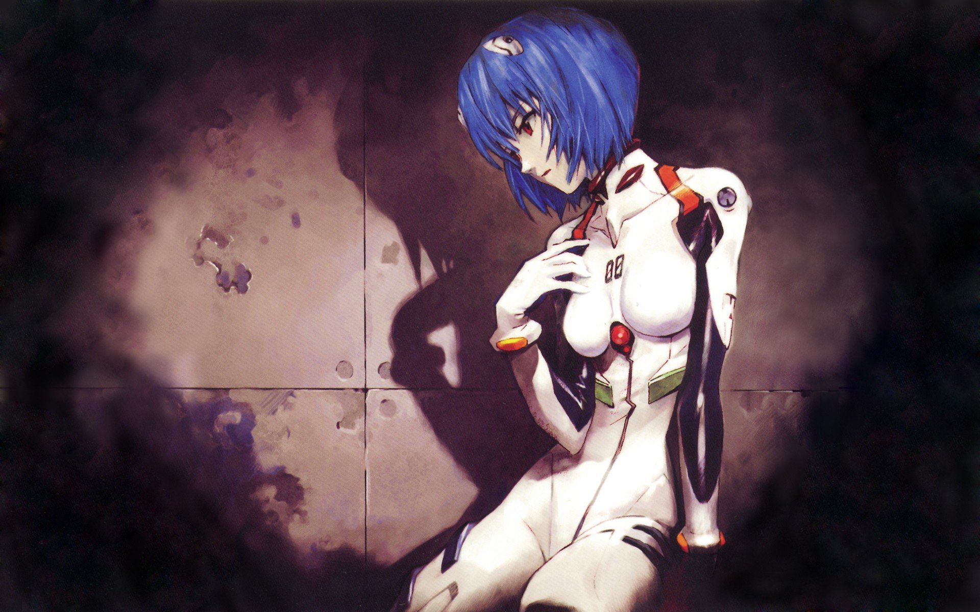 blue hair, Ayanami Rei, Neon Genesis Evangelion Wallpaper