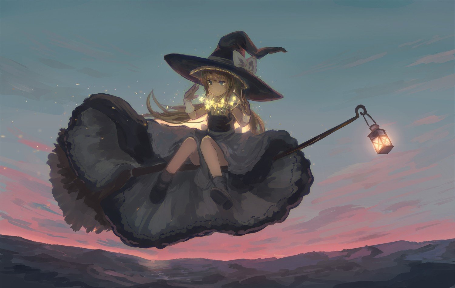 witch, Anime girls Wallpaper