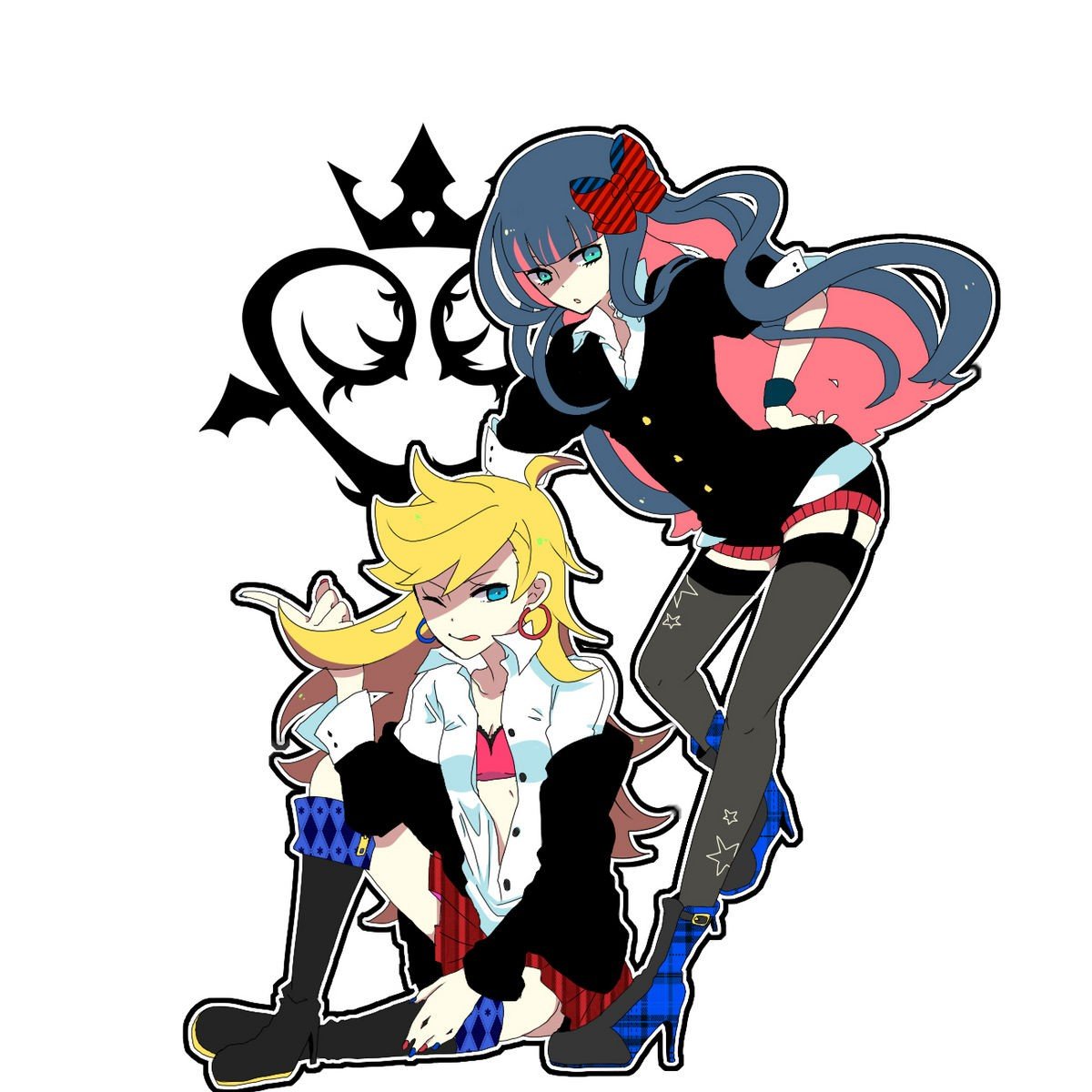 anime, Panty and Stocking with Garterbelt, Anarchy Stocking, Anarchy Panty Wallpaper