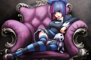 anime, Panty and Stocking with Garterbelt, Anarchy Stocking, Thigh highs