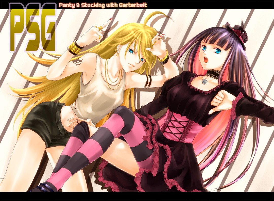 anime, Panty and Stocking with Garterbelt Wallpaper