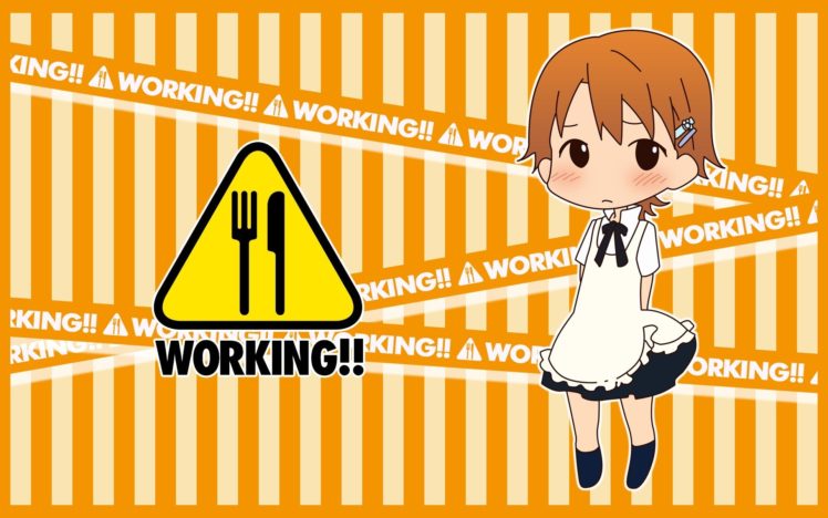 Working!!, Anime girls, Inami Mahiru HD Wallpaper Desktop Background