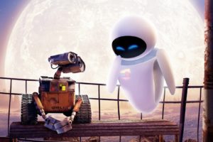 Disney, Disney Pixar, WALL·E, Eva, Moon, Robot