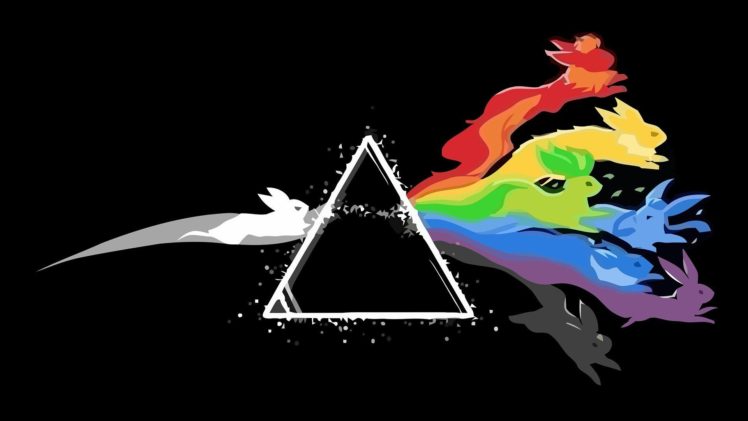 Pink Floyd, Pokemon, Eevee HD Wallpaper Desktop Background