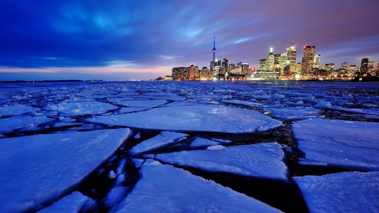 cityscape, Toronto, Canada, CN Tower HD Wallpaper Desktop Background