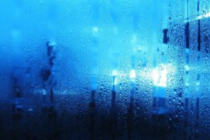 water on glass, Rain