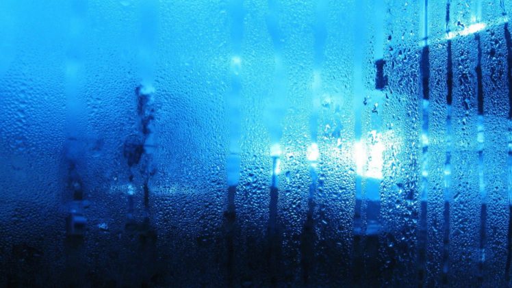 water on glass, Rain HD Wallpaper Desktop Background