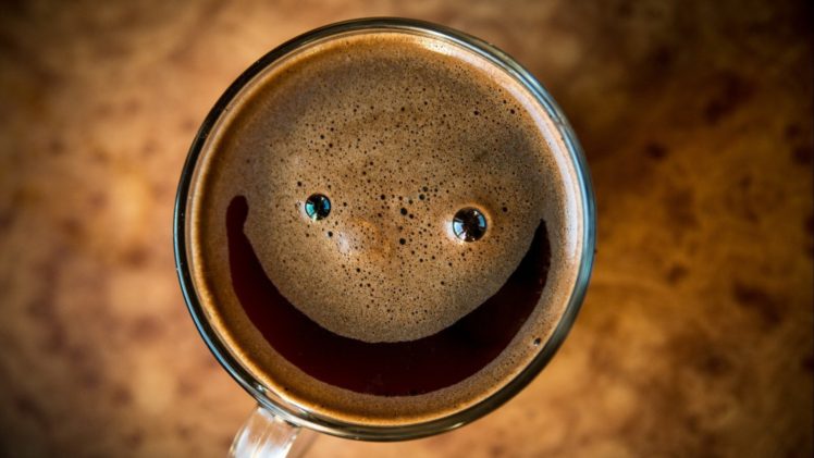 coffee, Top view, Smiling HD Wallpaper Desktop Background
