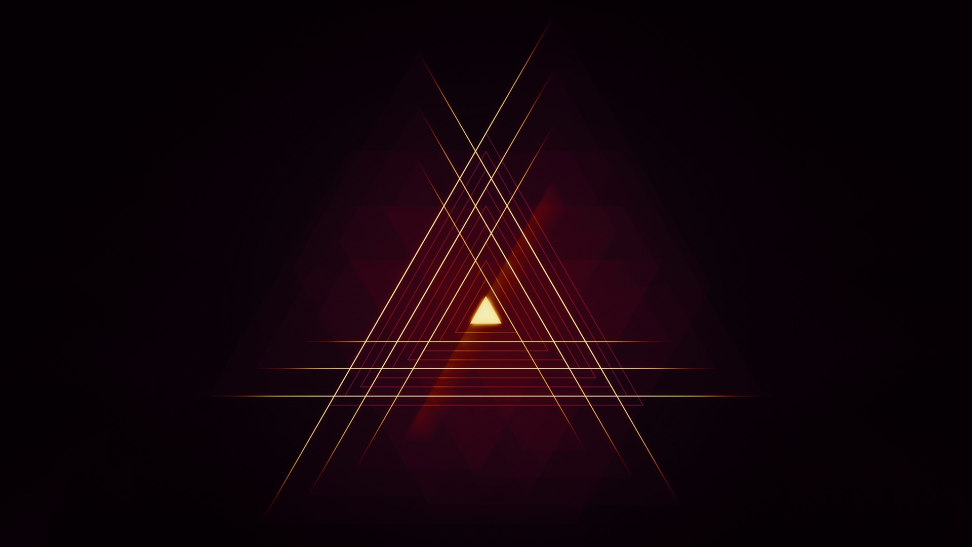 simple background, Triangle Wallpaper