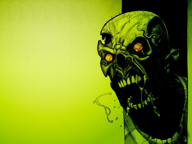zombies, Green, Minimalism HD Wallpaper Desktop Background