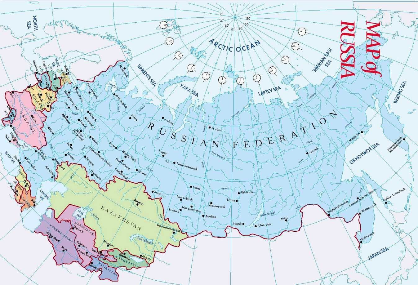 Russian, Map Wallpaper