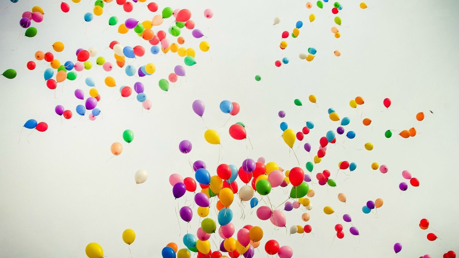 balloons, Flying, Air, Colorful Wallpaper