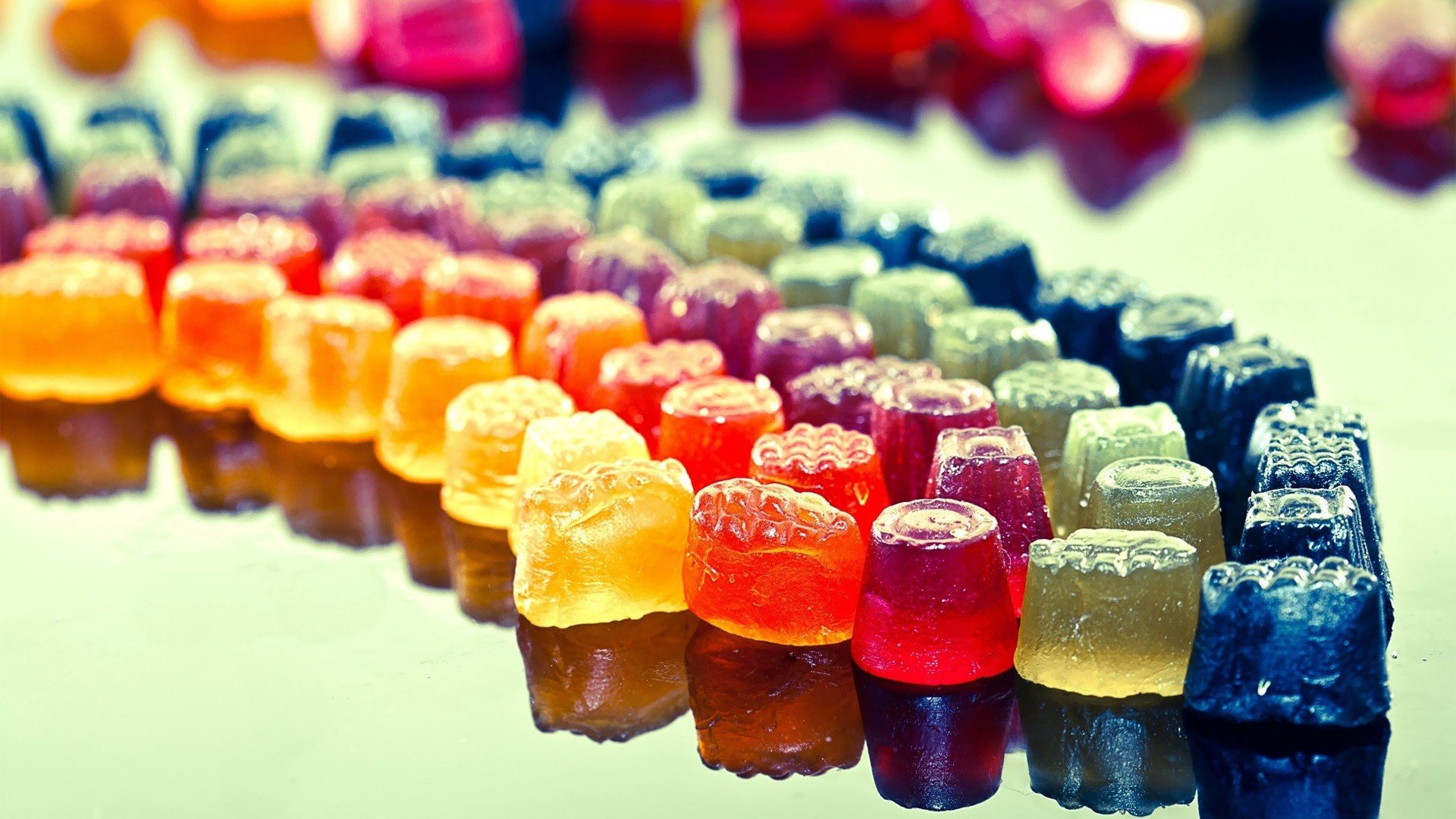 gummy bears, Jelly, Colorful, Photography, Simple, Macro Wallpaper
