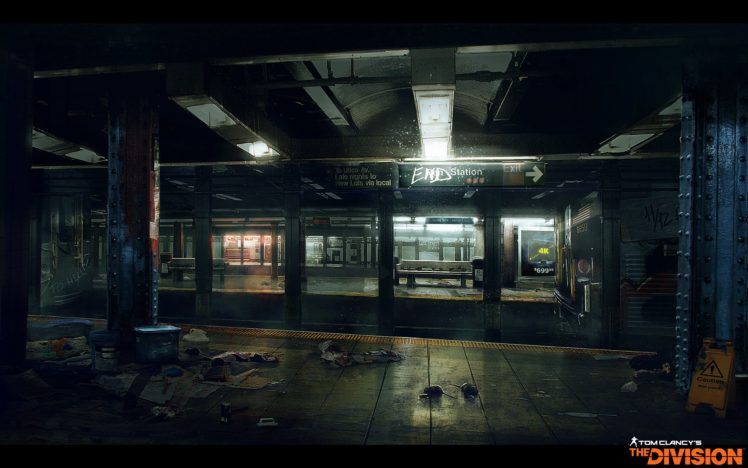 Tom Clancys The Division, Subway, Underground HD Wallpaper Desktop Background