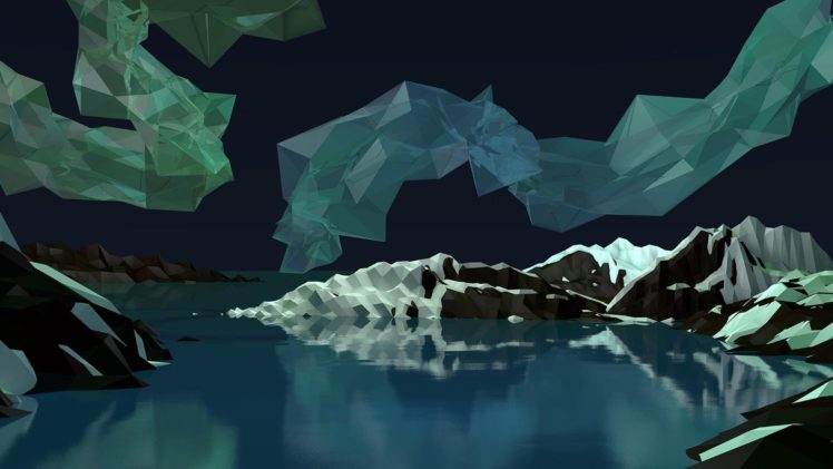 low poly HD Wallpaper Desktop Background