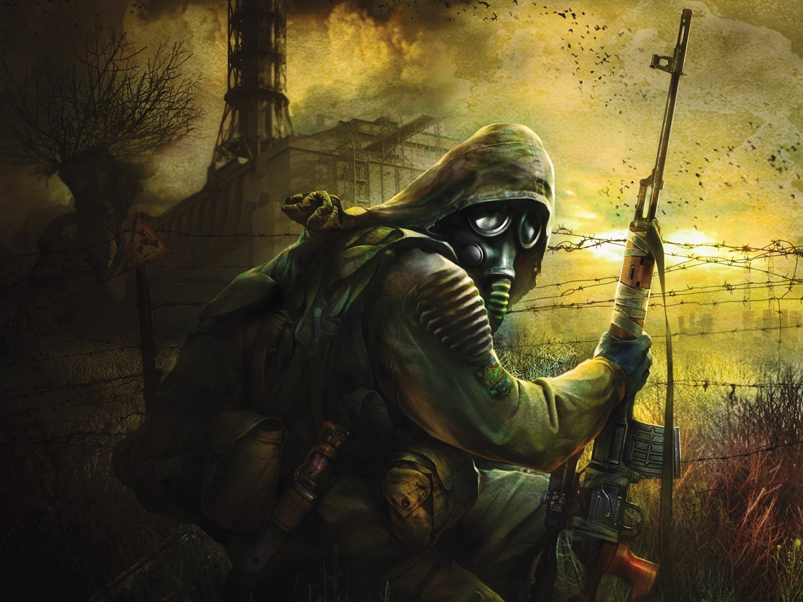 apocalyptic, Gas masks, Ukraine Wallpaper