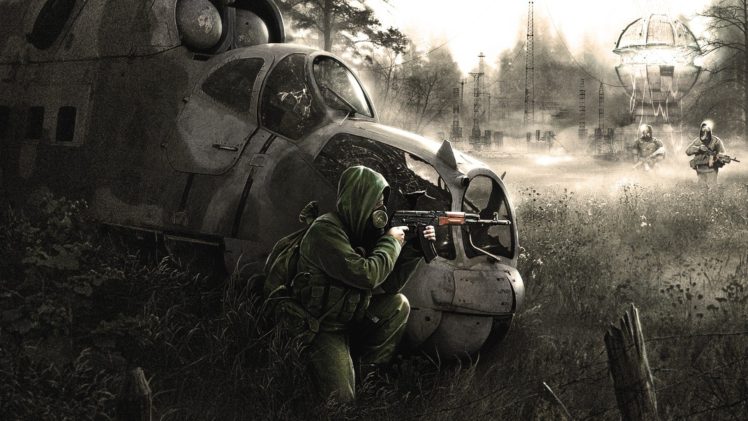 apocalyptic, Gas masks, Ukraine, S.T.A.L.K.E.R. HD Wallpaper Desktop Background